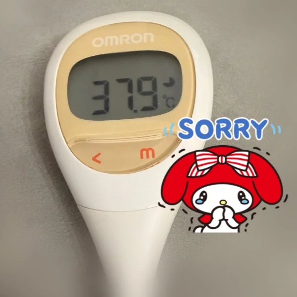 熱出ちゃいました😖