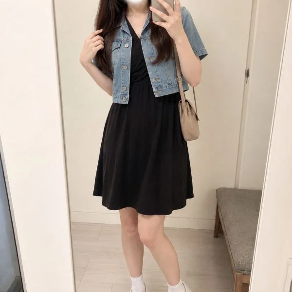 カジュアルコーデでお休み🖤