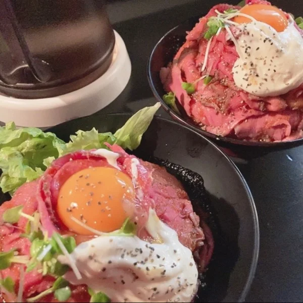 ローストビーフ丼♥