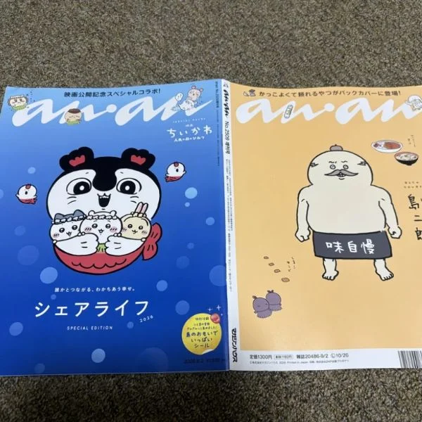 ananの表紙はイケメンのはずでは⁉️👀
