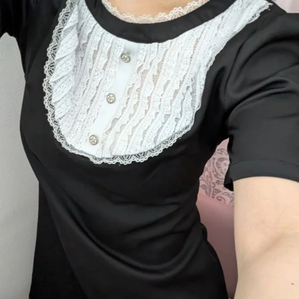 本物に間違えられた私服📸ちょっと背徳気分、どう？
