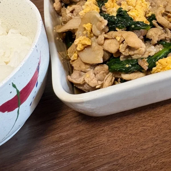 ほうれん草の炒め物♪