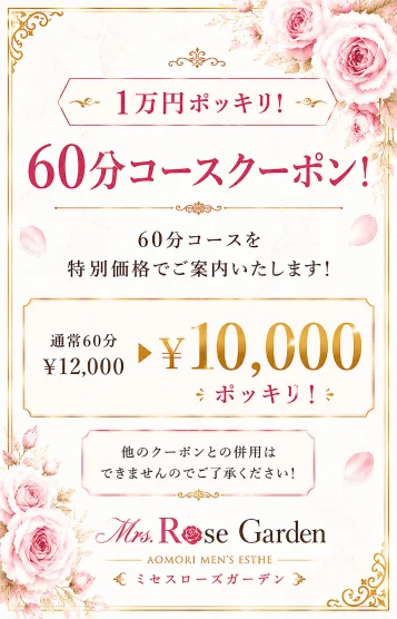 1万円ポッキリ！60