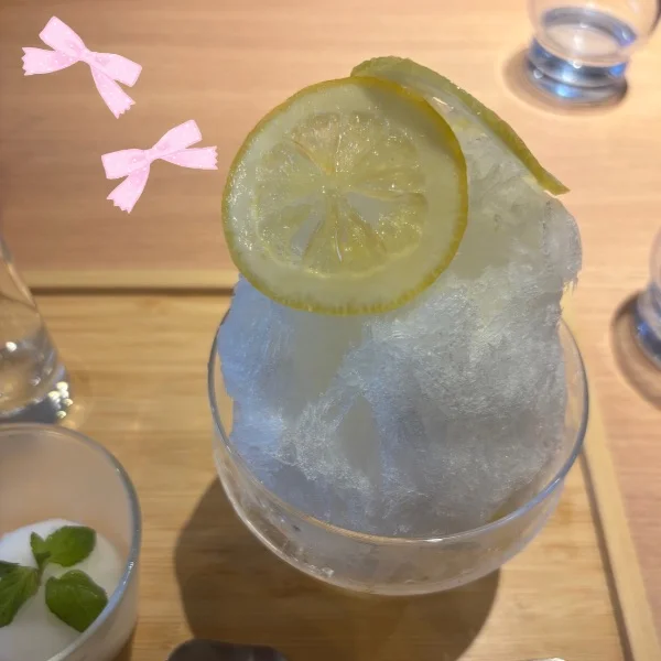 念願のかき氷🍧🥄