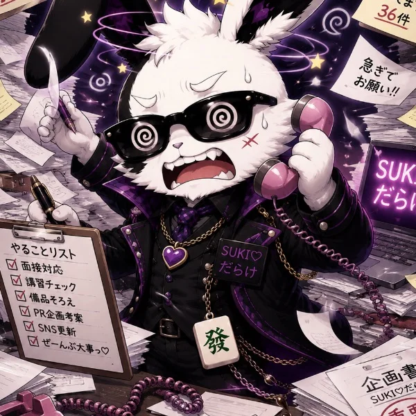 目が回るー