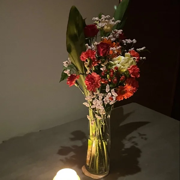 お花、飾りました💐